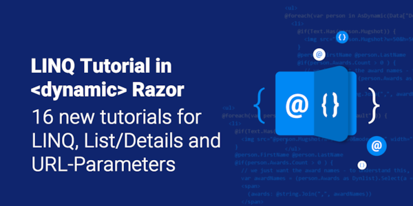 16 New Razor Tutorials for LINQ, List/Details and URL Parameters